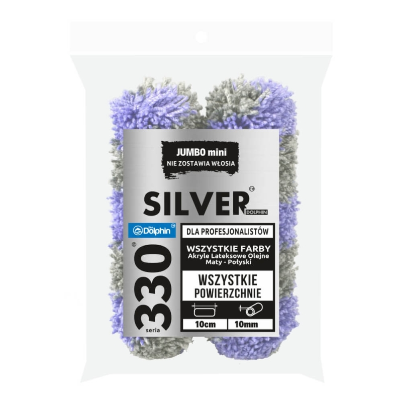 Wałek Blue Dolphin Jumbo mini Silver 330