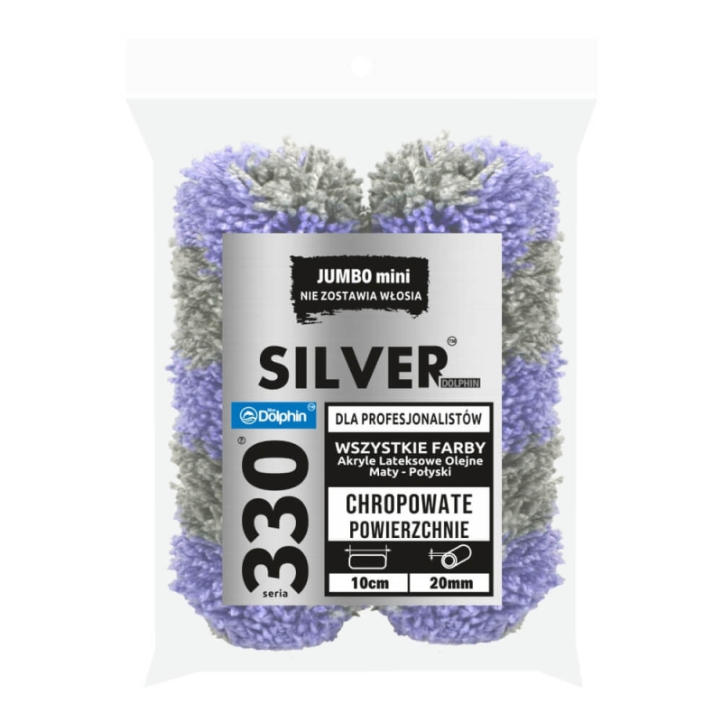 Wałek Blue Dolphin Jumbo mini Silver 330