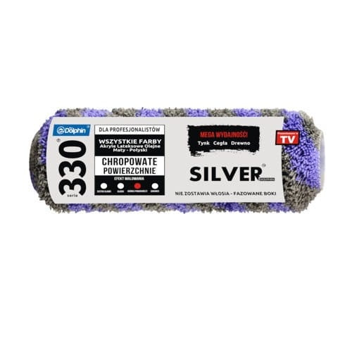 Wałek Malarski Blue Dolphin Silver 330 18 cm/ włos 20 mm