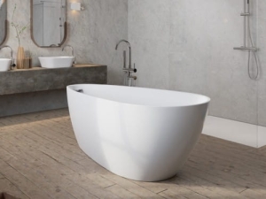 Wanna Besco Goya a-line glam złoty 170x80cm  chrom + maskownice czarne