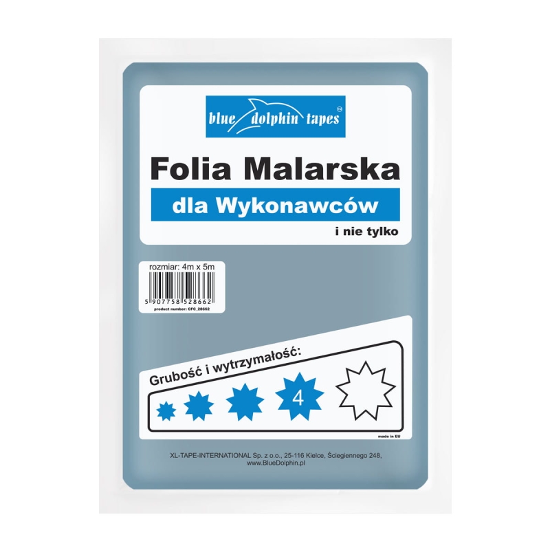 Folia malarska dla wykonawców Blue Dolphin