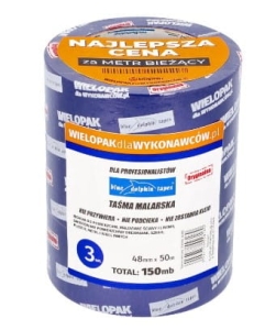 Trójpak taśm malarskich Blue Dolphin 48mmx50mb
