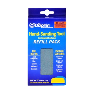 Wkłady do ręcznego szlifowania gładzi gipsowych Blue Dolphin 68x120mm