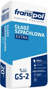 Gładź szpachlowa Franspol Extra GS-2 20 kg