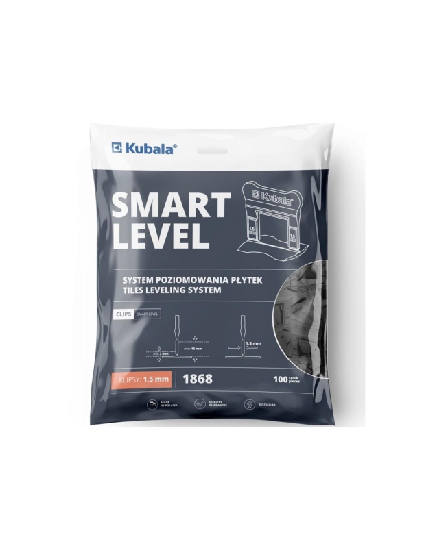 Klipsy do poziomowania płytek Kubala Smart Level