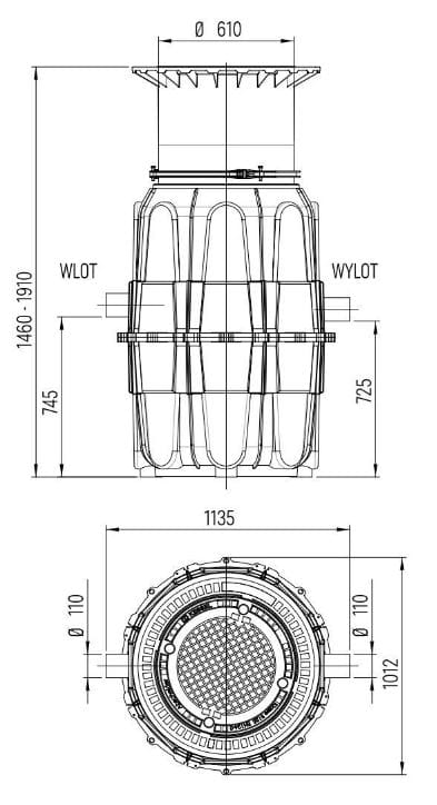 Separator koalescencyjny Kessel EasyOil ground NS 1,5 rysunek.JPG