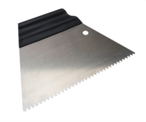 Szpachla trapezowa Kubala 180mm, ząb 3x3mm