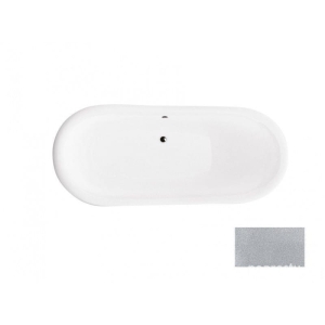 Wanna BESCO  Amelia Glam srebrny 190x77cm+nogi białe