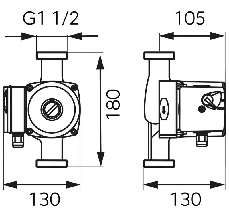 Pompa cyrkulacyjna wody pitnej Ferro