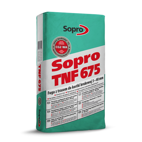 Fuga z trasem do kostki brukowej Sopro 674 TNF szara