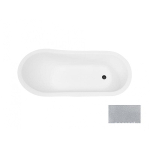 Wanna BESCO  Otylia Glam srebrny 160x77cm+nogi chrom