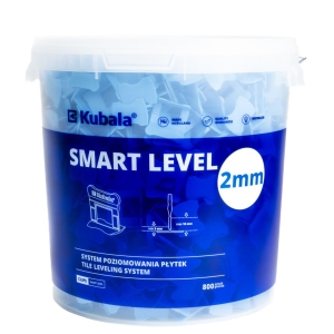 Klipsy do poziomowania płytek Kubala Smart Level 2,0mm 800 szt