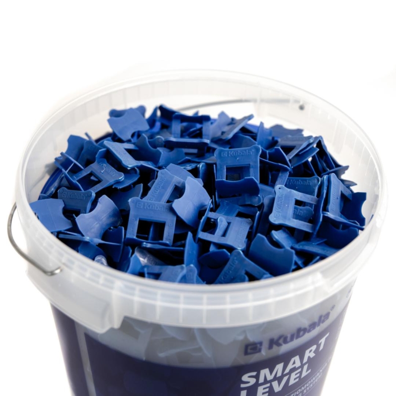 Klipsy do poziomowania płytek Kubala Smart Level 1,0mm 800 szt