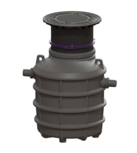 Separator tłuszczu Kessel EasyClean ground Standard NS 2 pokrywa klasy A/B 93002/80B