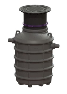 Separator tłuszczu Kessel EasyClean ground Standard NS 4 pokrywa klasy A/B 93004/80B