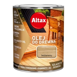 Olej do drewna Atlax bezbarwny 0,75 l