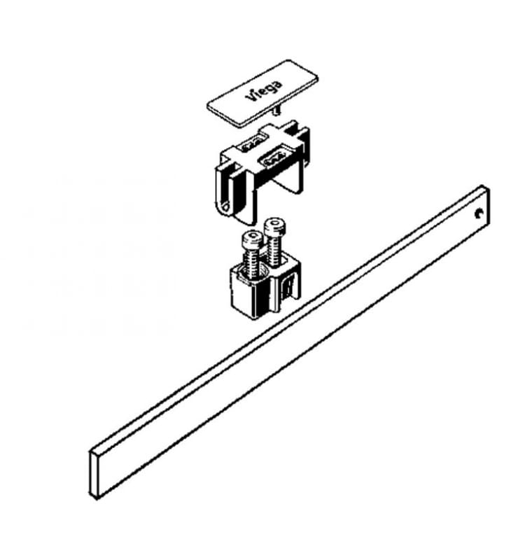 Zestaw do rusztu Viega Advantix Vario czarny