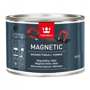 Farba Magnetyczna Tikkurila Magnetic szary mat 0,5L