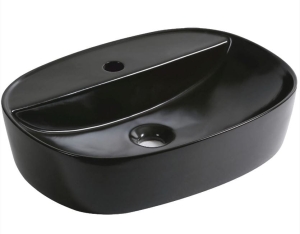 Umywalka nablatowa Kerra KR 860 BLM czarna