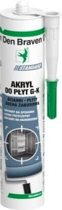 Akryl do płyt G-K Den Braven biały 280ml