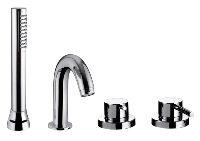 Bateria wannowa 4-otworowa Palazzani Digit Chrom 12108910