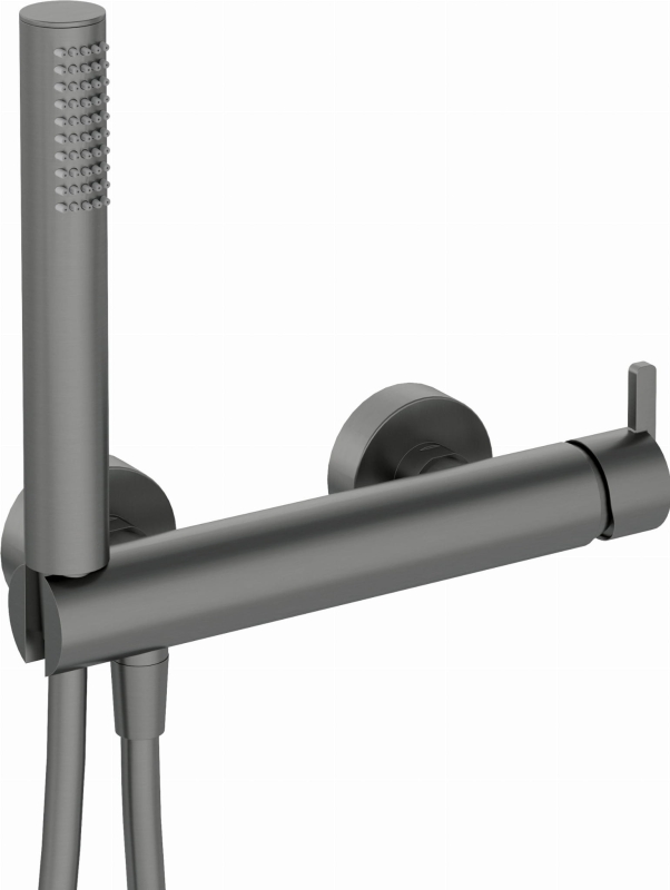 Bateria natryskowa ścienna Deante Titanium