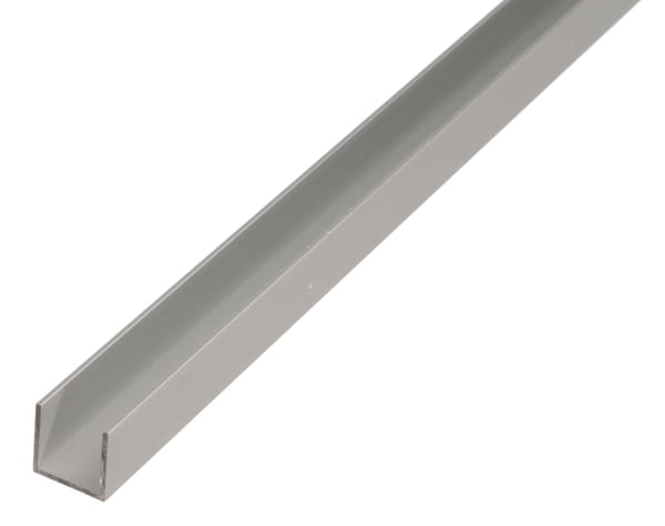 Profil aluminiowy U srebrny 22x10x1,5mm/1m
