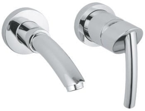 Bateria umywalkowa ścienna Grohe Tenso 