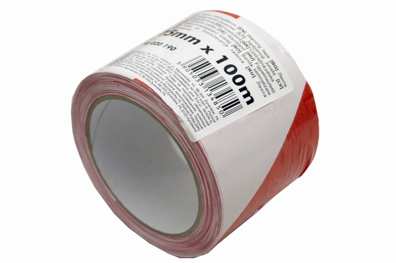 Taśma ostrzegawcza Inter-S biało-czerwona