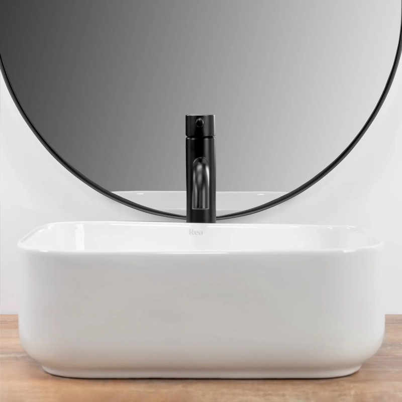 Umywalka Nablatowa Rea Demi mini white