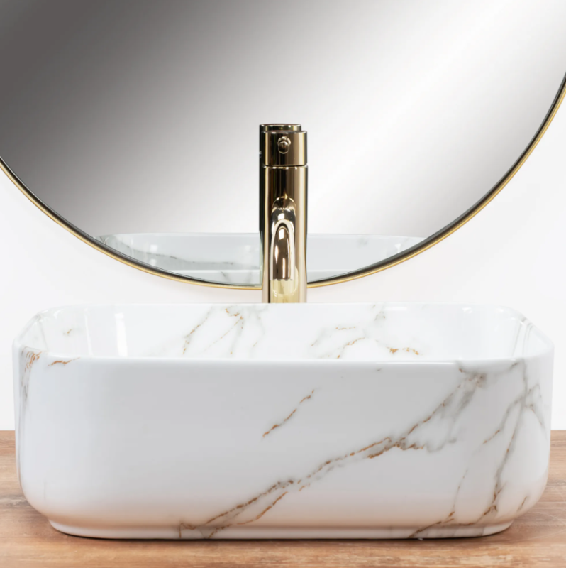 Umywalka Nablatowa Rea Demi mini Aiax shiny