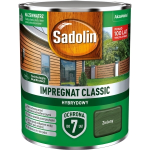 Impregnat do drewna Sadolin Classic zielony 0,75L