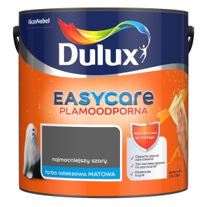 Farba Dulux EasyCare najmocniejszy szary 5L  