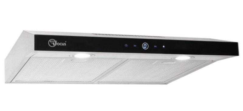 Okap kuchenny podszafkowy FOCUS Modo 50 IN (Inox+Czarny)