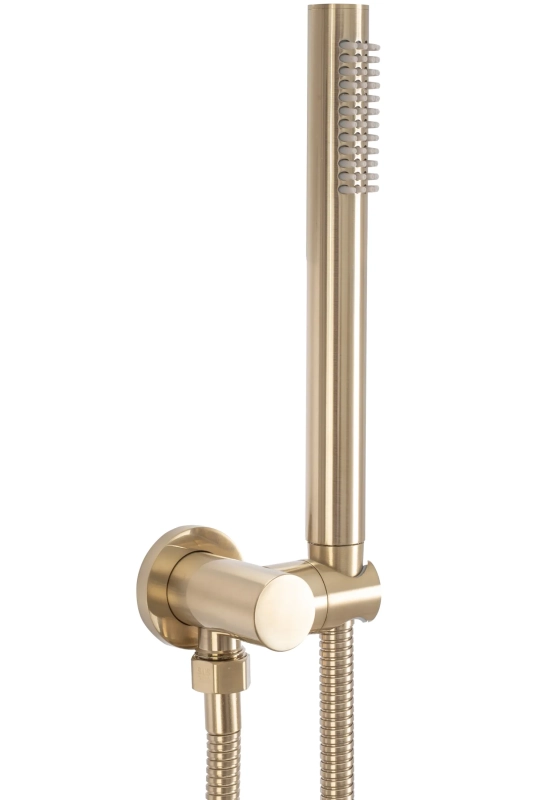 Zestaw Natryskowy podtynkowy Rea Lungo złoty szczotkowany