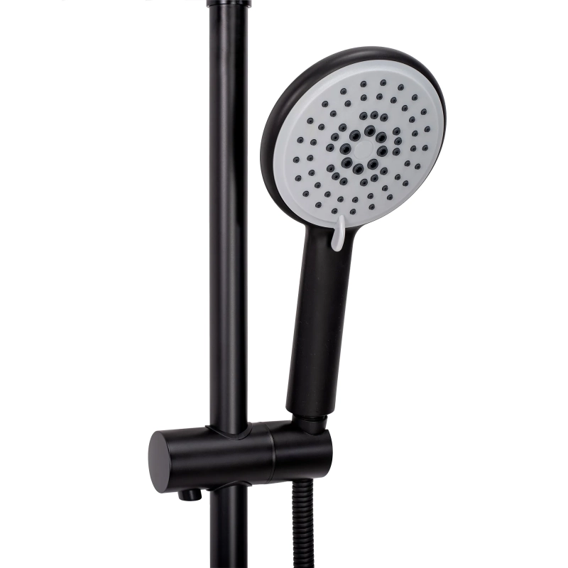 Zestaw prysznicowy natryskowy Rea Verso czarny