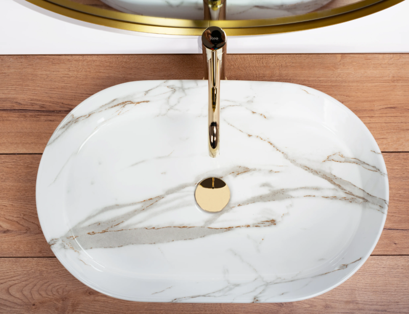 Umywalka Nablatowa Rea Nadia Aiax shiny 60