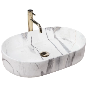 Umywalka nablatowa Rea Nadia 60 sand