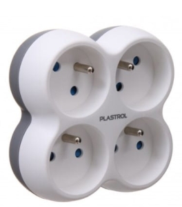 Rozgałęźnik Plastrol R-41, 4 gniazda
