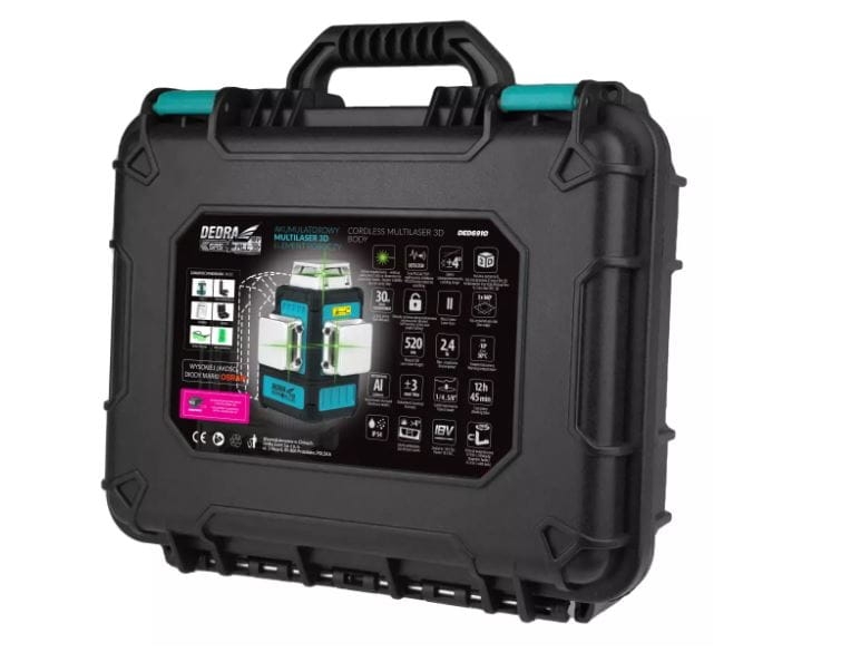 poziomica laserowa Dedra DED6910 walizka.JPG
