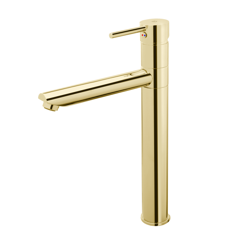 Bateria umywalkowa Fdesign Flusso wysoka złota