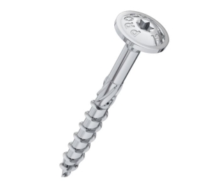 Wkręty konstrukcyjne 6x120mm Rawlplug R-PTK-60120-100 z łbem podkładkowym i niepełnym gwintem