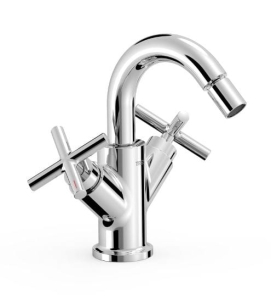 Bateria bidetowa dwuuchwytowa Tres Montblanc chrom 28312001