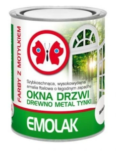 Emalia ftalowa Eko-Emolak biały 0,8L
