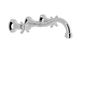 Bateria umywalkowa podtynkowa dwuuchwytowa Tres Clasic chrom 24215101