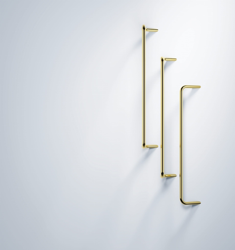 Wieszak na ręcznik ścienny Deante Silia złoty