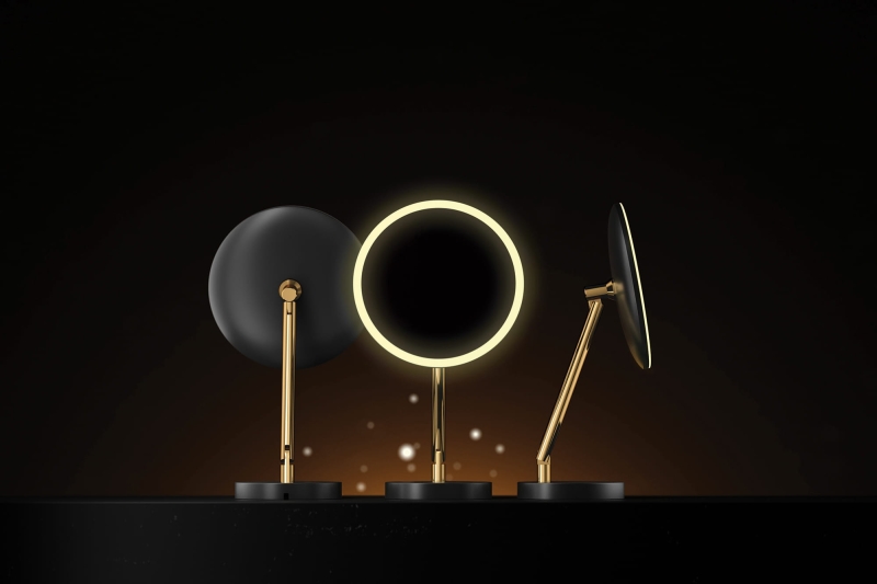 Lusterko kosmetyczne Deante Silia stojąca