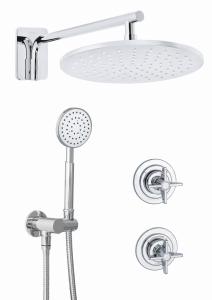 Zestaw prysznicowy podtynkowy Deante Temisto chrom