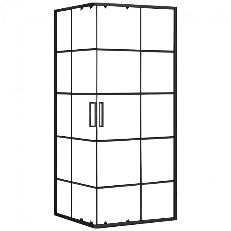 Kabina prysznicowa Rea Concept black 80x80