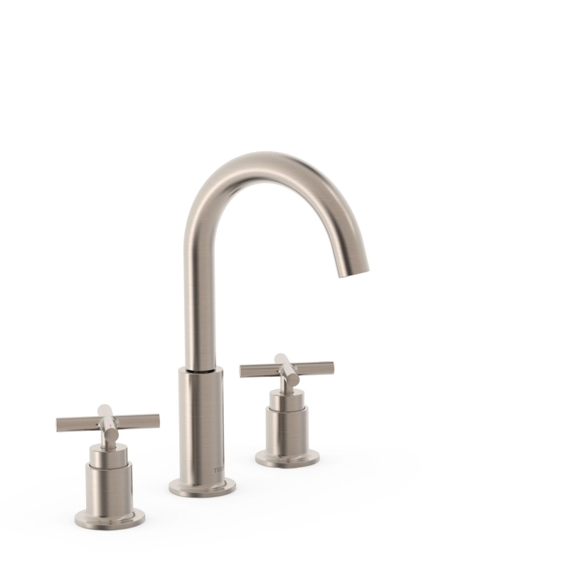 Bateria umywalkowa dwuuchwytowa Tres Montblanc stal 28310501AC